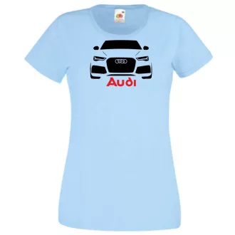 Autó fan Audi minima női rövid ujjú póló