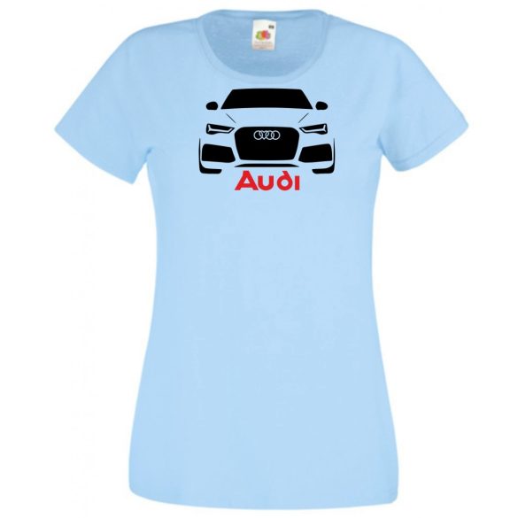 Autó fan Audi minima női rövid ujjú póló