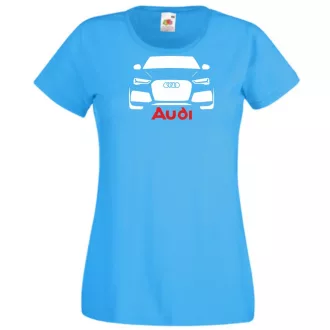 Autó fan Audi minima női rövid ujjú póló