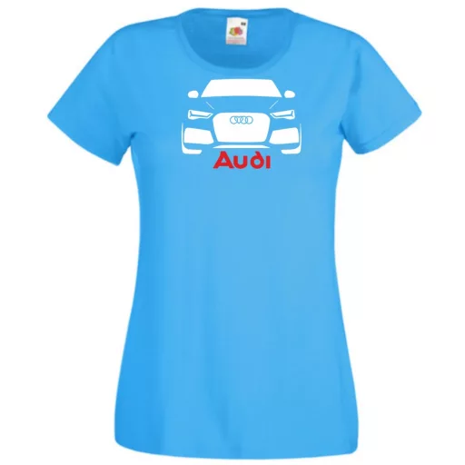 Autó fan Audi minima női rövid ujjú póló