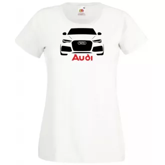 Autó fan Audi minima női rövid ujjú póló