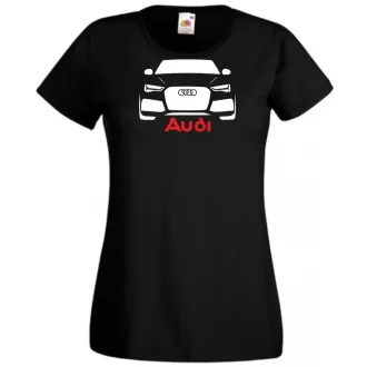 Autó fan Audi minima női rövid ujjú póló