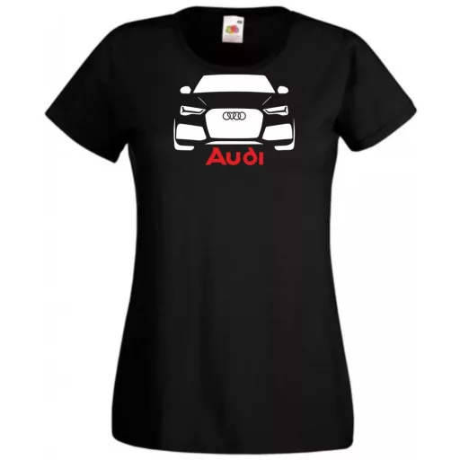 Autó fan Audi minima női rövid ujjú póló