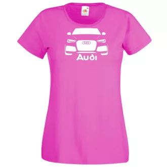 Autó fan Audi minima női rövid ujjú póló