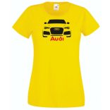 Autó fan Audi minima női rövid ujjú póló