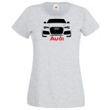 Autó fan Audi minima női rövid ujjú póló