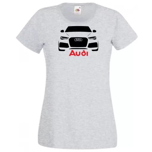 Autó fan Audi minima női rövid ujjú póló