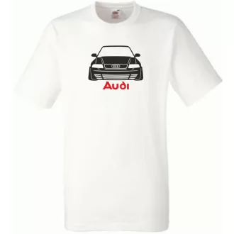 Autó fan Audi minima férfi rövid ujjú póló