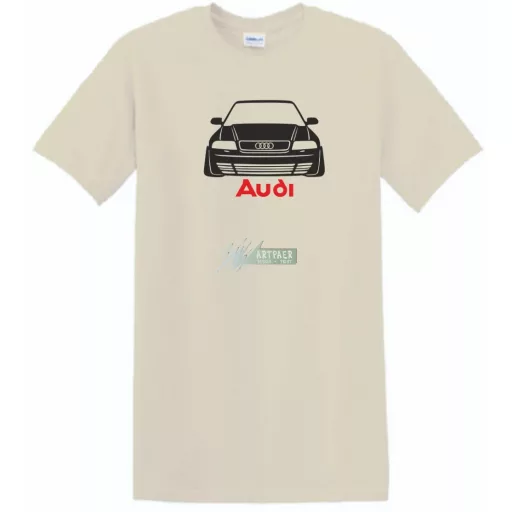 Autó fan Audi minima férfi rövid ujjú póló