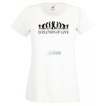 Evolution of Love női rövid ujjú póló