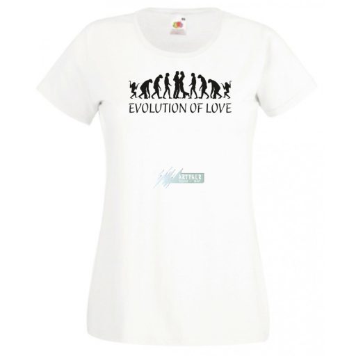 Evolution of Love női rövid ujjú póló