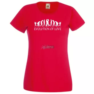 Evolution of Love női rövid ujjú póló