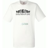 Evolution of Love férfi rövid ujjú póló