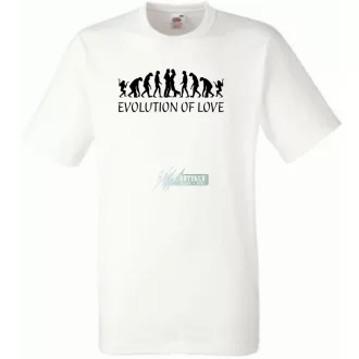 Evolution of Love férfi rövid ujjú póló
