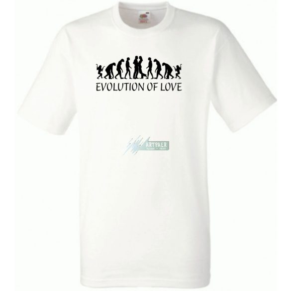 Evolution of Love férfi rövid ujjú póló
