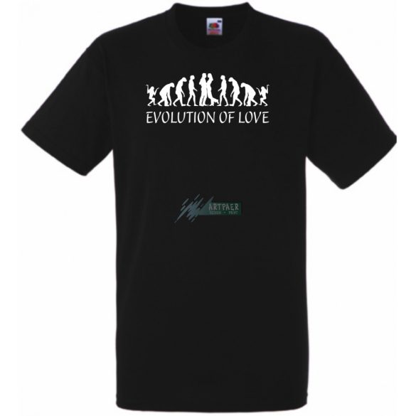 Evolution of Love férfi rövid ujjú póló