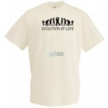 Evolution of Love férfi rövid ujjú póló