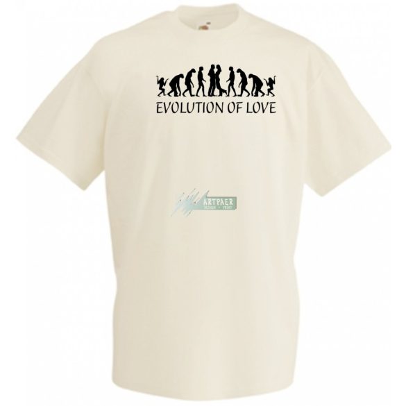 Evolution of Love férfi rövid ujjú póló