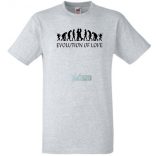 Evolution of Love férfi rövid ujjú póló
