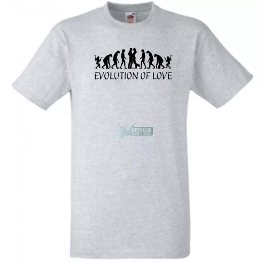 Evolution of Love férfi rövid ujjú póló