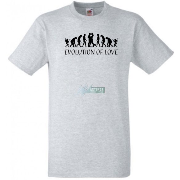 Evolution of Love férfi rövid ujjú póló