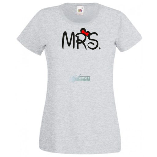 Mr & Mrs női rövid ujjú póló