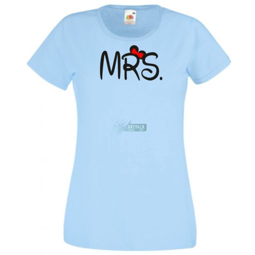 Mr & Mrs női rövid ujjú póló