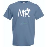 Mr & Mrs férfi rövid ujjú póló