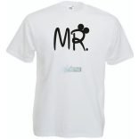 Mr & Mrs férfi rövid ujjú póló