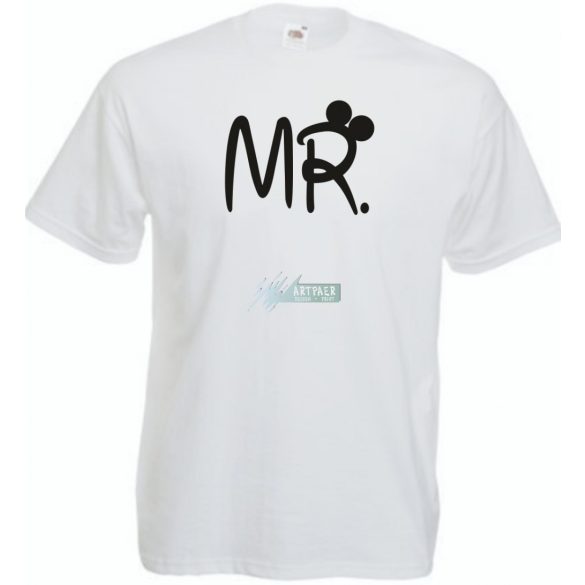 Mr & Mrs férfi rövid ujjú póló