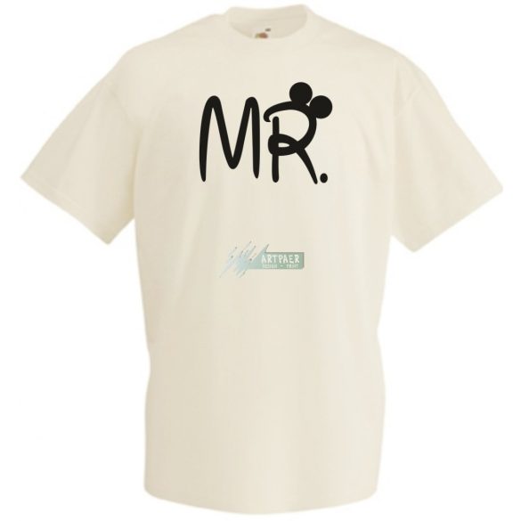 Mr & Mrs férfi rövid ujjú póló