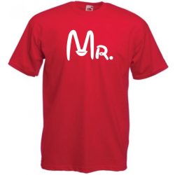 Mr & Mrs férfi rövid ujjú póló