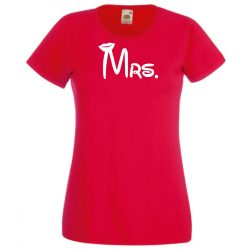 Mr & Mrs női rövid ujjú póló