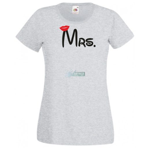 Mr & Mrs női rövid ujjú póló