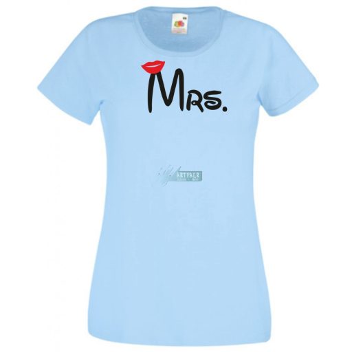 Mr & Mrs női rövid ujjú póló
