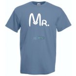 Mr & Mrs férfi rövid ujjú póló