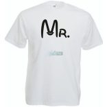 Mr & Mrs férfi rövid ujjú póló