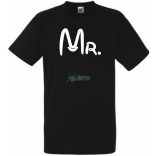 Mr & Mrs férfi rövid ujjú póló
