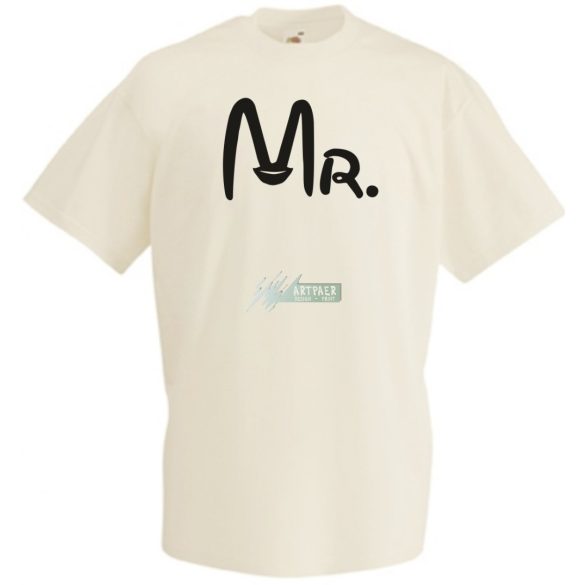 Mr & Mrs férfi rövid ujjú póló