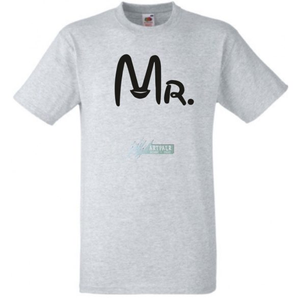 Mr & Mrs férfi rövid ujjú póló