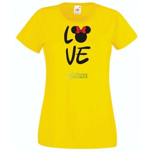 Mr & Mrs Love női rövid ujjú póló