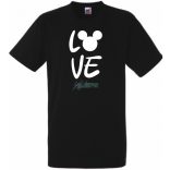 Mr & Mrs Love férfi rövid ujjú póló