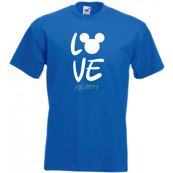 Mr & Mrs Love férfi rövid ujjú póló