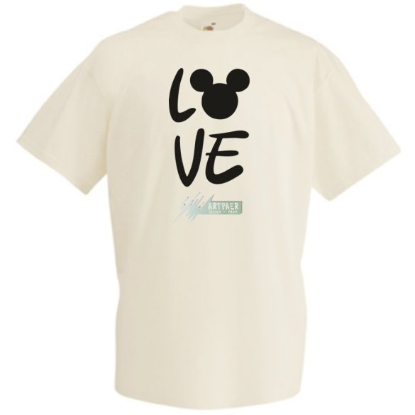 Mr & Mrs Love férfi rövid ujjú póló