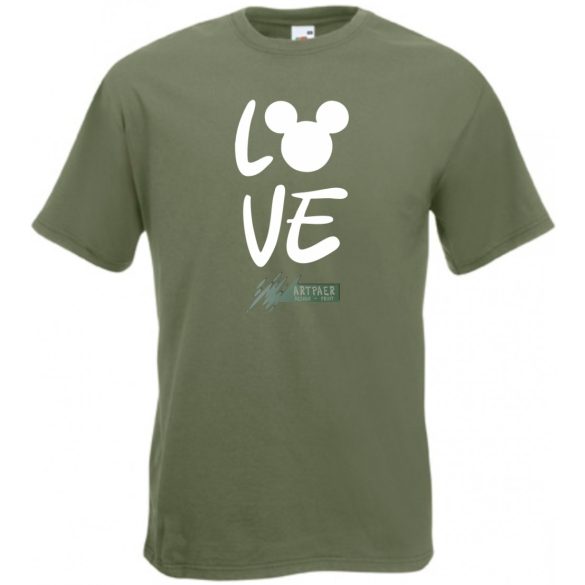 Mr & Mrs Love férfi rövid ujjú póló