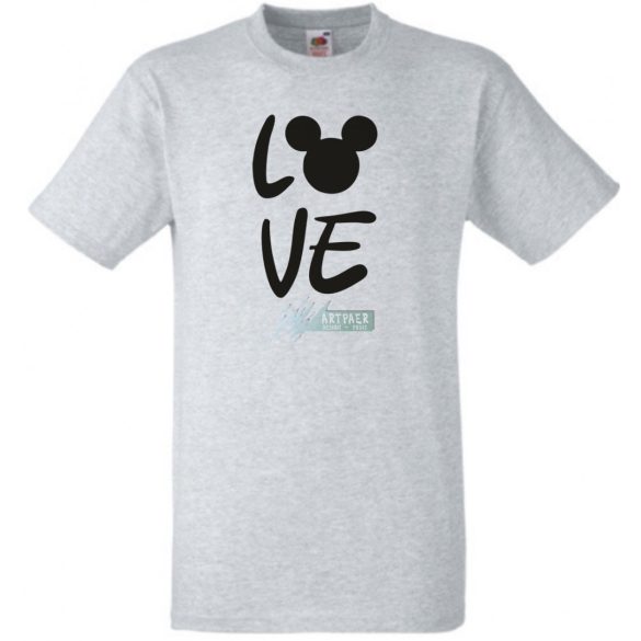 Mr & Mrs Love férfi rövid ujjú póló
