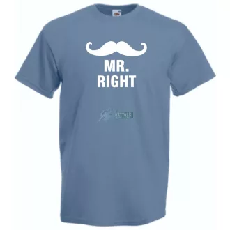 Mr & Mrs (Always) Right férfi rövid ujjú póló
