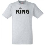 King & Queen férfi rövid ujjú póló