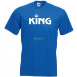 King & Queen férfi rövid ujjú póló