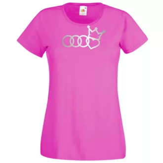 Humor – Audi a Király női rövid ujjú póló